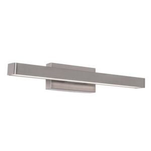 Brock LED Bathroom Vanity Light in Satin Nickel