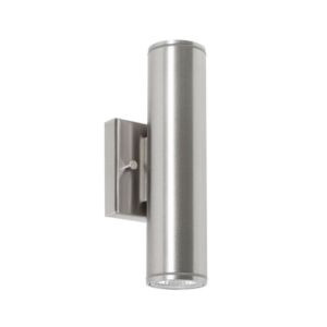 Beverly LED Outdoor Wall Sconce in Satin Nickel