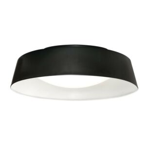 Duncan LED Flush Mount in Black and White