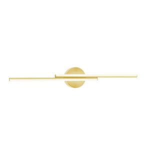 Ella LED Bathroom Vanity Light in Satin Brass