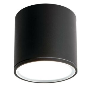 Everly LED Outdoor Ceiling Mount in Black