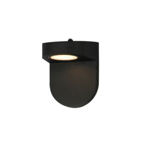 Ledge LED Outdoor Wall Sconce in Black by Maxim