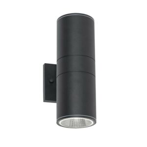 Everly LED Outdoor Wall Sconce in Black