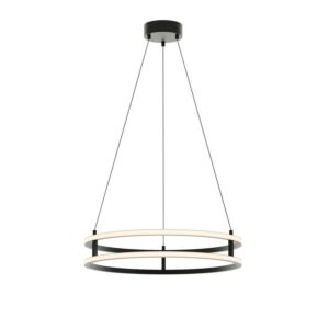 Gemini LED Pendant in Black by AFX Lighting