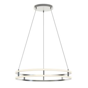 Gemini LED Pendant in Painted Nickel by AFX Lighting