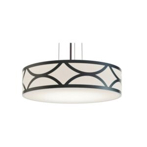 Lake LED Pendant in Black by AFX Lighting