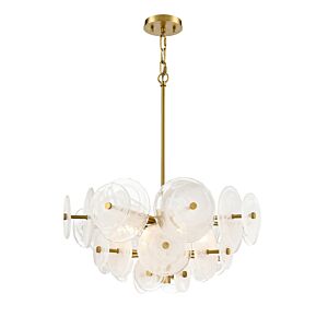 Carousel 6-Light Pendant in Brass