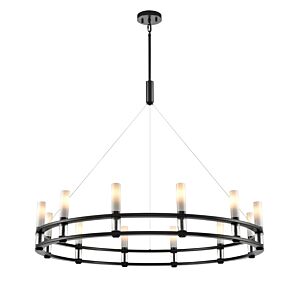 Cardinal 12-Light Chandelier in Ebony