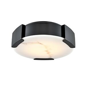 Petra LED Flush Mount in Ebony