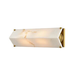 Pavilion 2-Light Wall Sconce in Brass