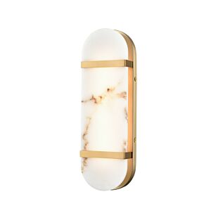 Jasper LED Bathroom Vanity Light in Brass