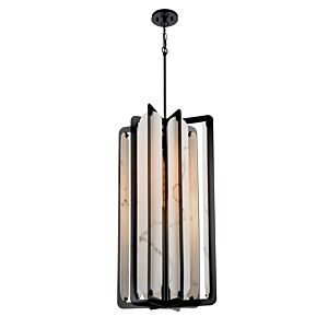 Jasper 4-Light Foyer Pendant in Ebony