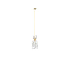 Chalice 1-Light Mini-Pendant in Brass