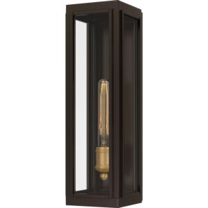 Avon 1-Light Outdoor Lantern in Western Bronze