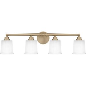 Cecilia Four Light Bath in Bronze Gold by Quoizel