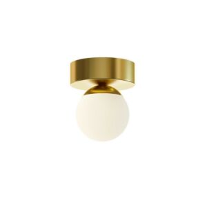 Pearl LED Flush Mount in Satin Brass by AFX Lighting