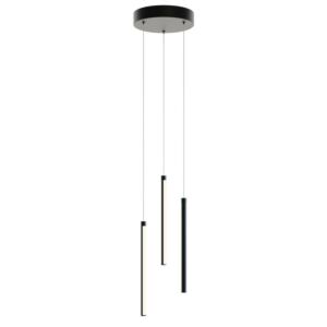 Rosemont LED Pendant in Black by AFX Lighting