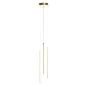 Rosemont LED Pendant in Satin Brass