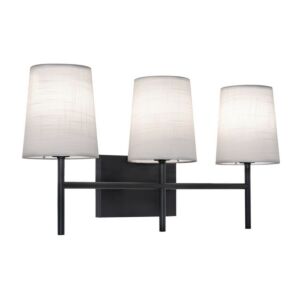 Rose Three Light Vanity in Black by AFX Lighting