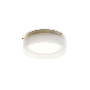 Studio LED Flush Mount in Satin Brass by AFX Lighting