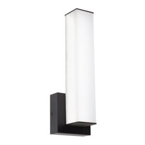 Tad LED Wall Sconce in Black