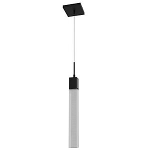 The Original Glacier Snow Avenue One Light Pendant in Black by Avenue Lighting