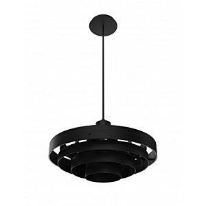 The Newport One Light Pendant in Black by Avenue Lighting