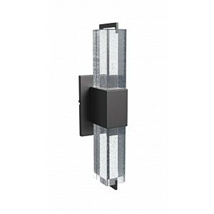 The Original Glacier Snow Avenue LED Wall Sconce in Black by Avenue Lighting