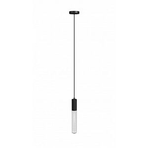 Strand LED Pendant in Black by Avenue Lighting