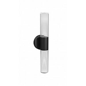 Strand LED Wall Sconce in Black by Avenue Lighting