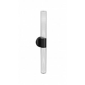 Strand LED Wall Sconce in Black by Avenue Lighting