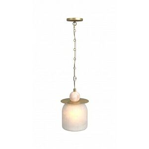 Westwood LED Pendant in Brush Brass by Avenue Lighting