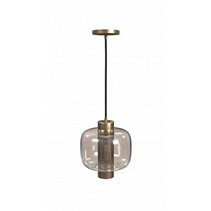 Cosmopolitan One Light Pendant in Antique Brass by Avenue Lighting