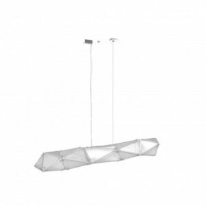 Seoul LED Linear Pendant in Chrome by Avenue Lighting