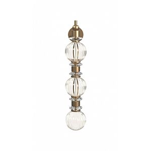 Avra LED Wall Sconce in Aged Brass by Avenue Lighting