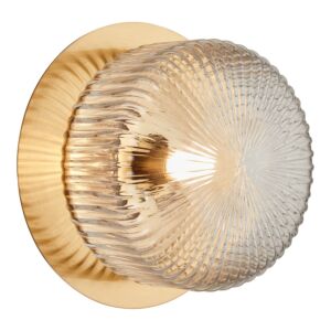 Knobbel LED Wall Sconce in Aged Gold Brass by Matteo Lighting