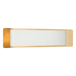 Kumilo LED Wall Sconce in White   Aged Gold Brass by Matteo Lighting