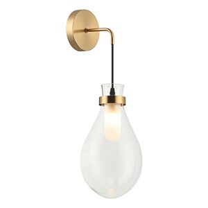 Seranna 1-Light Wall Sconce in Aged Gold Brass