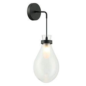 Seranna 1-Light Wall Sconce in Matte Black