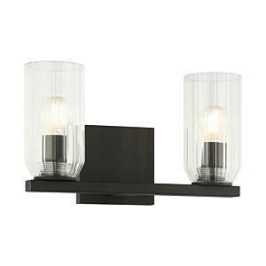 Westlock 2-Light Wall Sconce in Matte Black