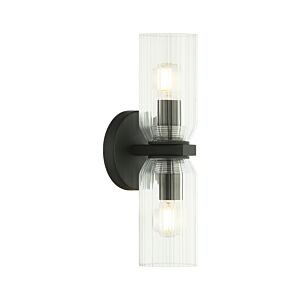 Westlock 2-Light Wall Sconce in Matte Black