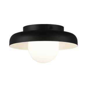 Creston LED Ceiling Mount in Matte Black by Matteo Lighting