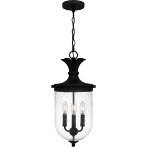 Havana Three Light Pendant in Earth Black by Quoizel