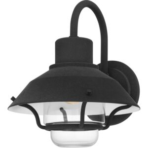 Lavalier One Light Outdoor Wall Mount in Mottled Black by Quoizel