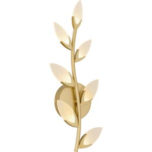 Flores 7-Light LED Wall Sconce in Soft Gold