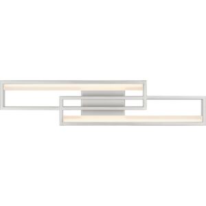 Kocha LED Bath in Painted Brushed Nickel by Quoizel