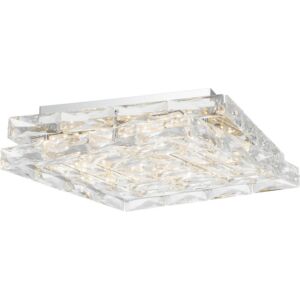 Milania LED Flush Mount in Polished Chrome by Quoizel