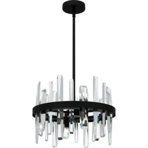 Regal 8-Light Pendant in Matte Black