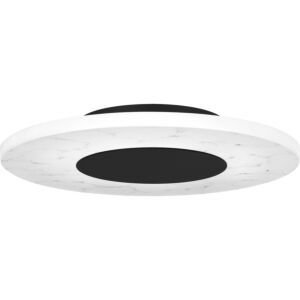 Rockwell LED Flush Mount in Matte Black by Quoizel