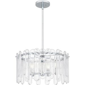 Stiles Five Light Pendant in Polished Chrome by Quoizel